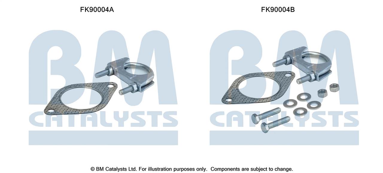 BM Catalysts FK90004 Mounting Kit, catalytic converter FK90004