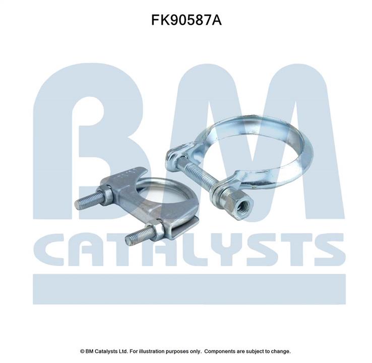 BM Catalysts FK90587 Mounting Kit, catalytic converter FK90587