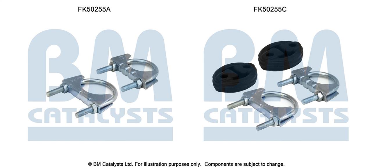 BM Catalysts FK50255 Mounting kit for exhaust system FK50255