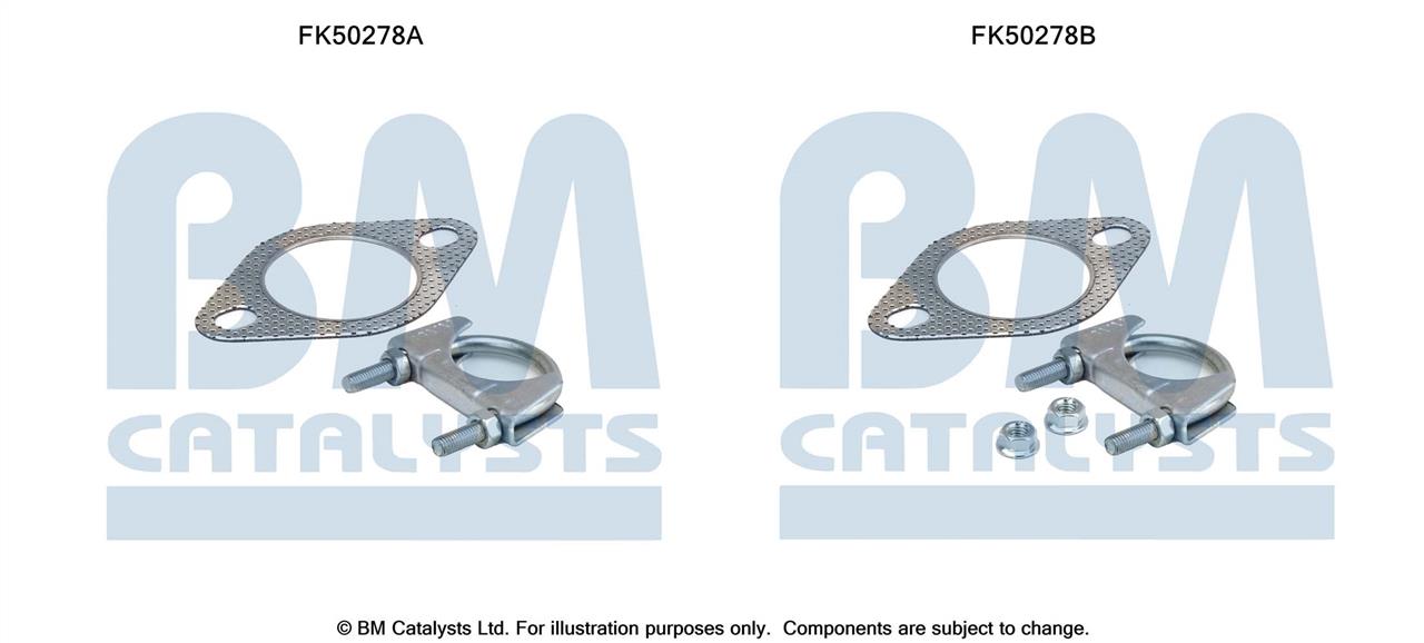 BM Catalysts FK50278 Mounting kit for exhaust system FK50278