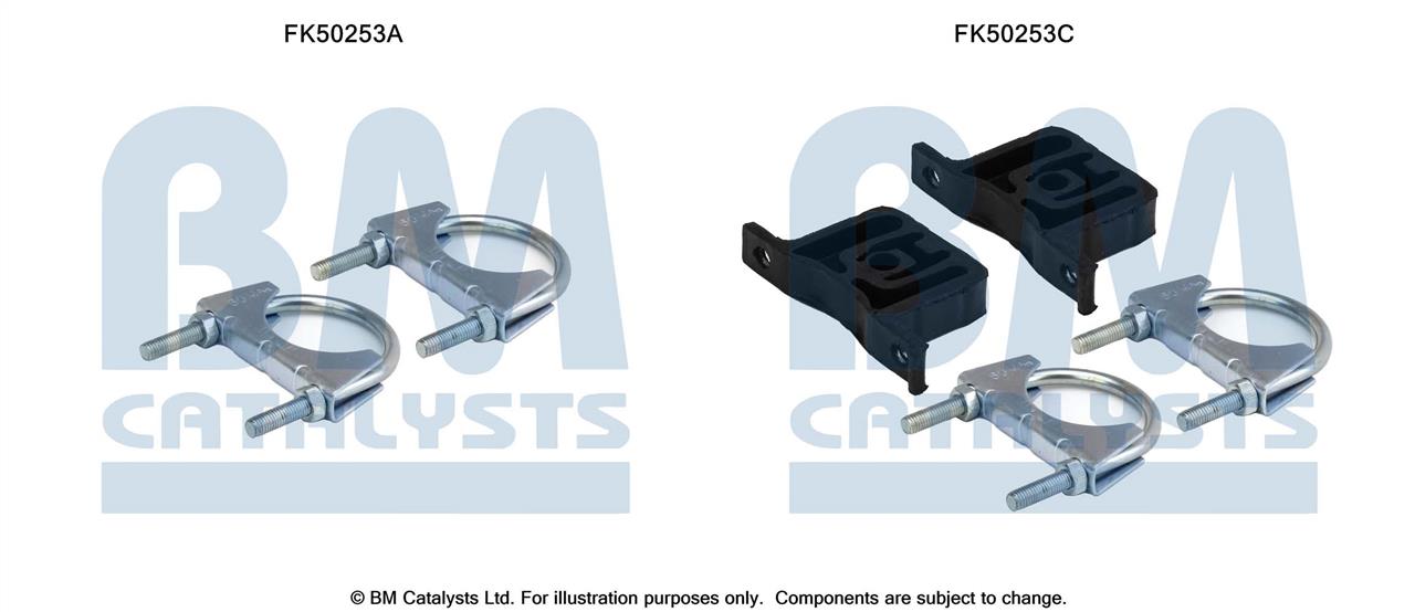 BM Catalysts FK50253 Mounting kit for exhaust system FK50253