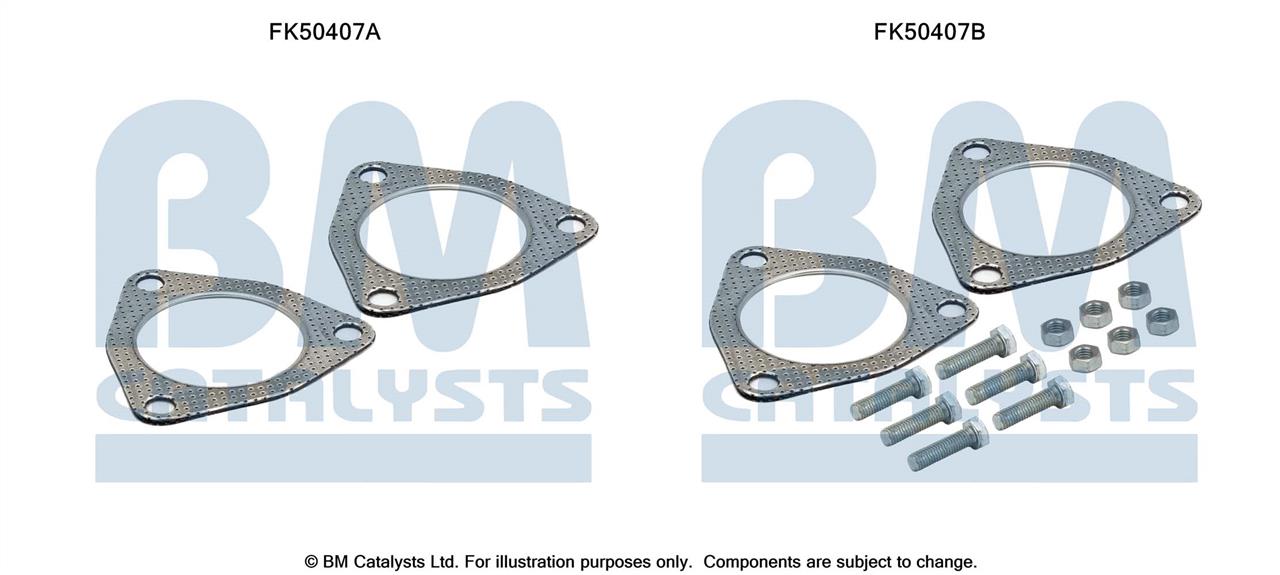 BM Catalysts FK50407 Mounting kit for exhaust system FK50407