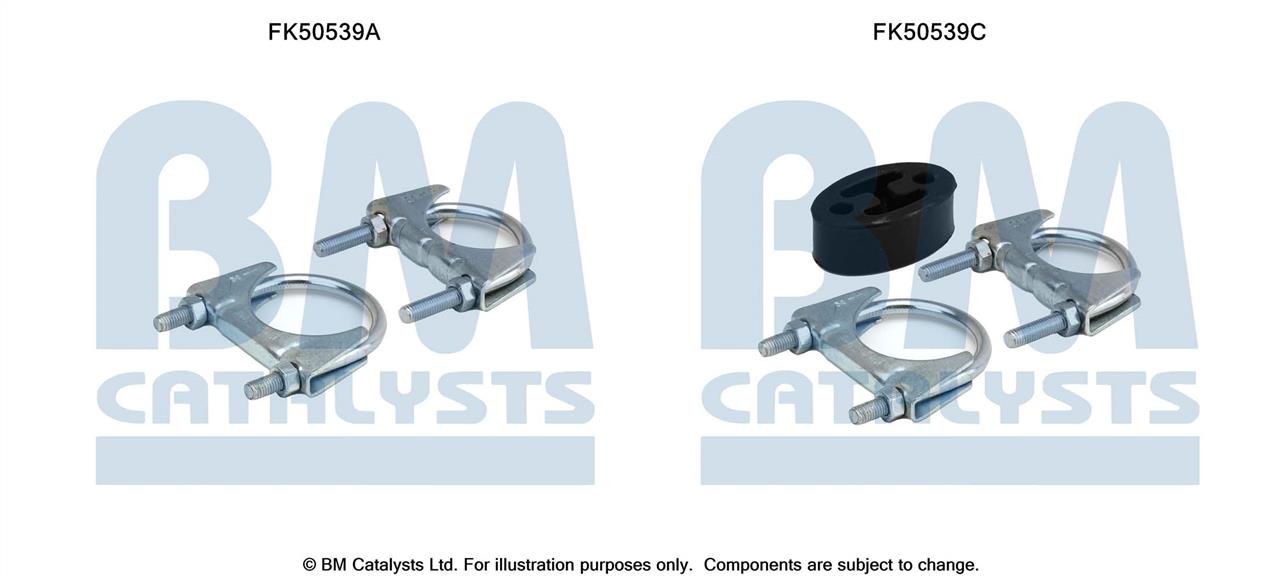 BM Catalysts FK50539 Mounting kit for exhaust system FK50539