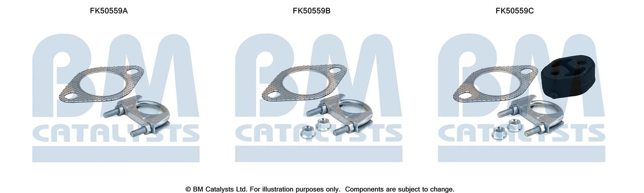 BM Catalysts FK50559 Mounting kit for exhaust system FK50559