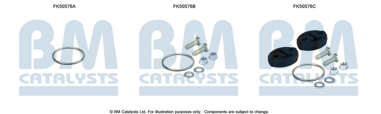 BM Catalysts FK50576 Mounting kit for exhaust system FK50576