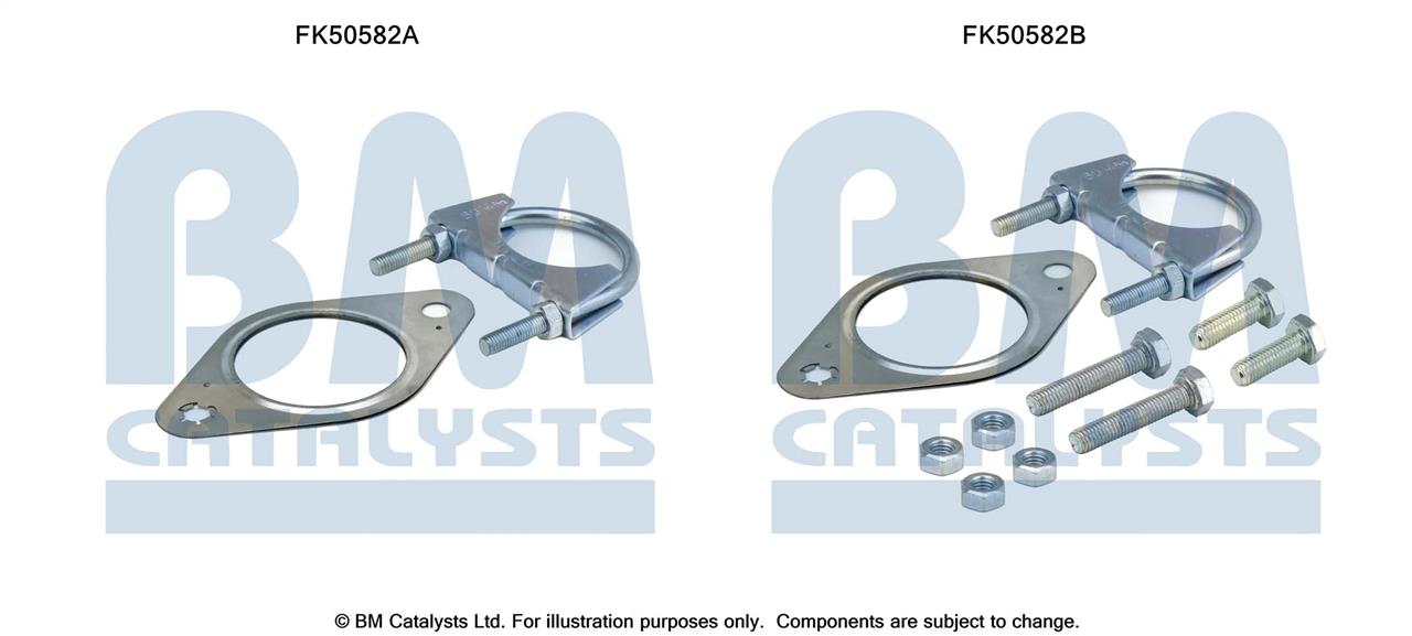 BM Catalysts FK50582 Mounting kit for exhaust system FK50582