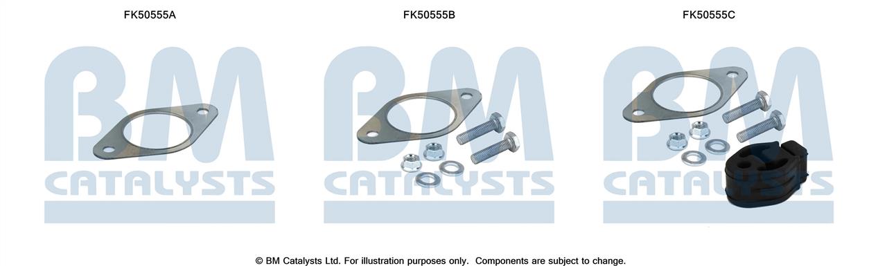 BM Catalysts FK50555 Mounting kit for exhaust system FK50555