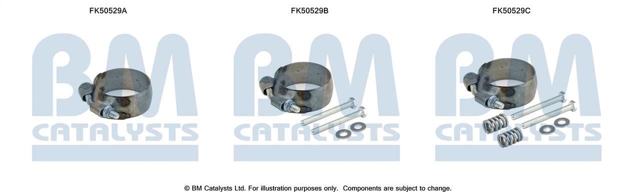 BM Catalysts FK50529 Mounting kit for exhaust system FK50529