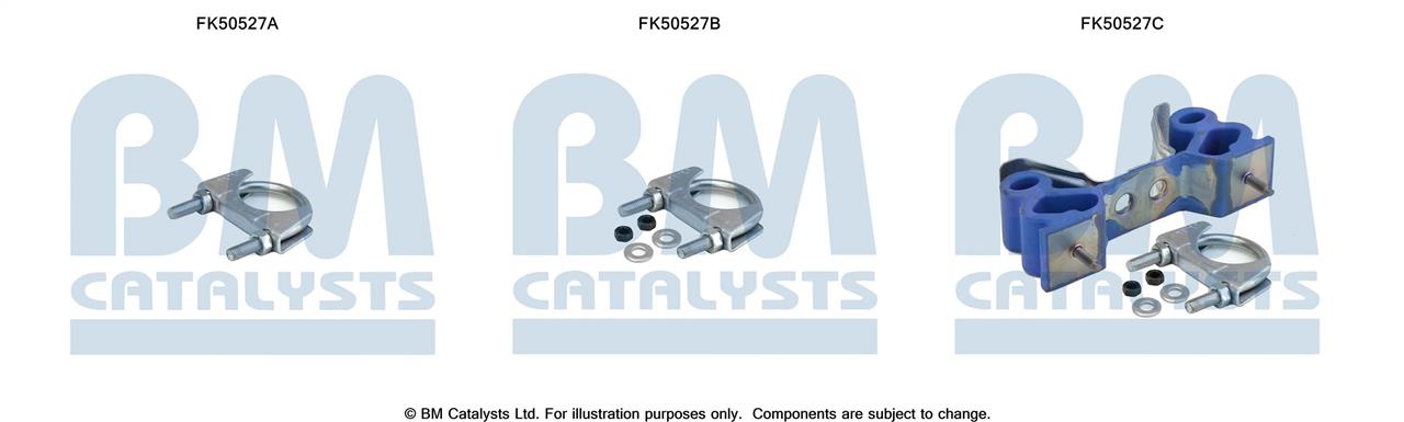 BM Catalysts FK50527 Mounting kit for exhaust system FK50527