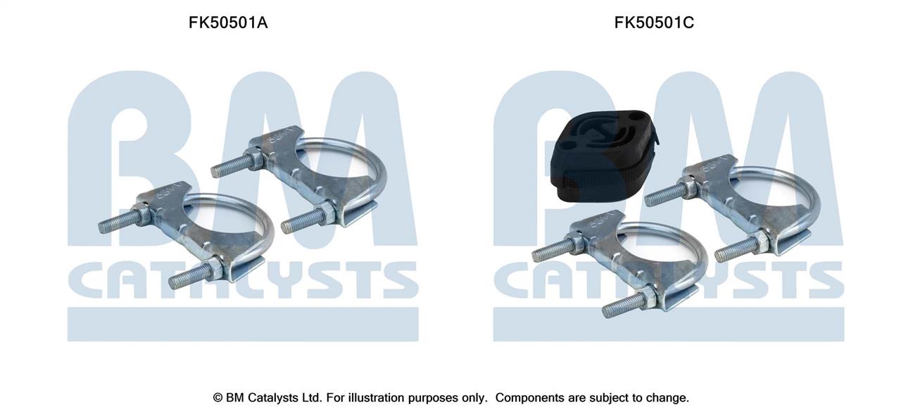 BM Catalysts FK50501 Mounting kit for exhaust system FK50501