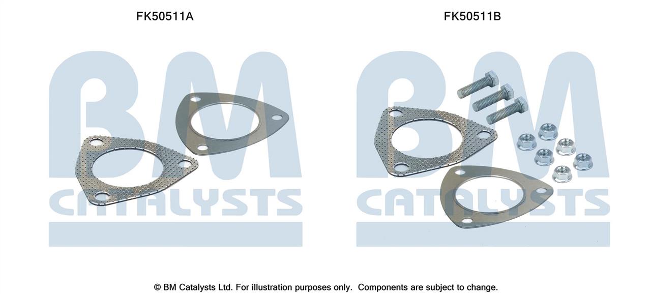 BM Catalysts FK50511 Mounting kit for exhaust system FK50511