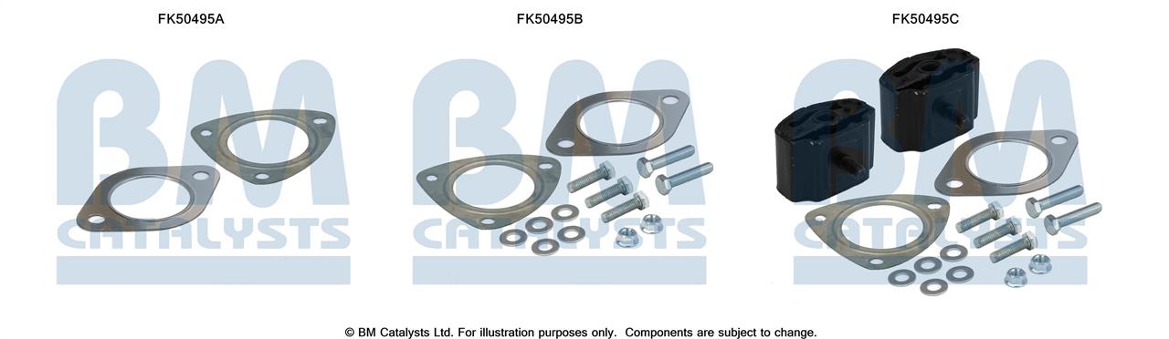 BM Catalysts FK50495 Mounting kit for exhaust system FK50495