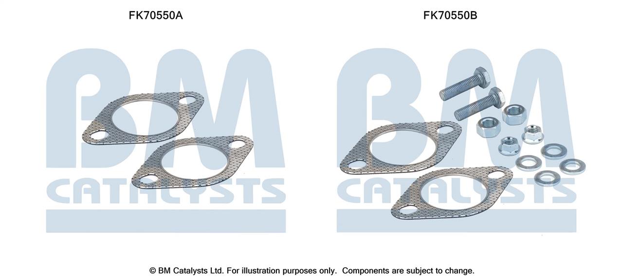 BM Catalysts FK70550 Mounting kit for exhaust system FK70550