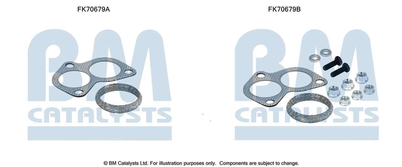 BM Catalysts FK70679 Mounting kit for exhaust system FK70679