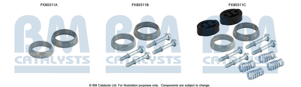 BM Catalysts FK80311 Mounting kit FK80311