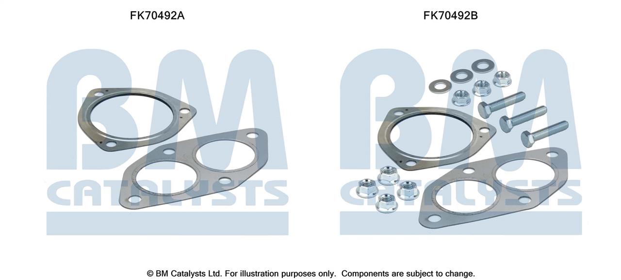 BM Catalysts FK70492 Mounting kit for exhaust system FK70492