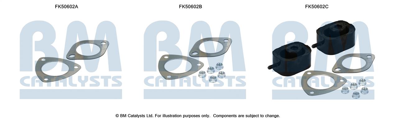 BM Catalysts FK50602 Mounting kit for exhaust system FK50602