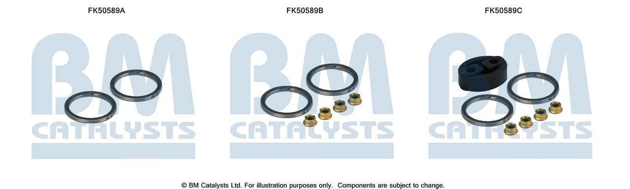 BM Catalysts FK50589 Mounting kit for exhaust system FK50589