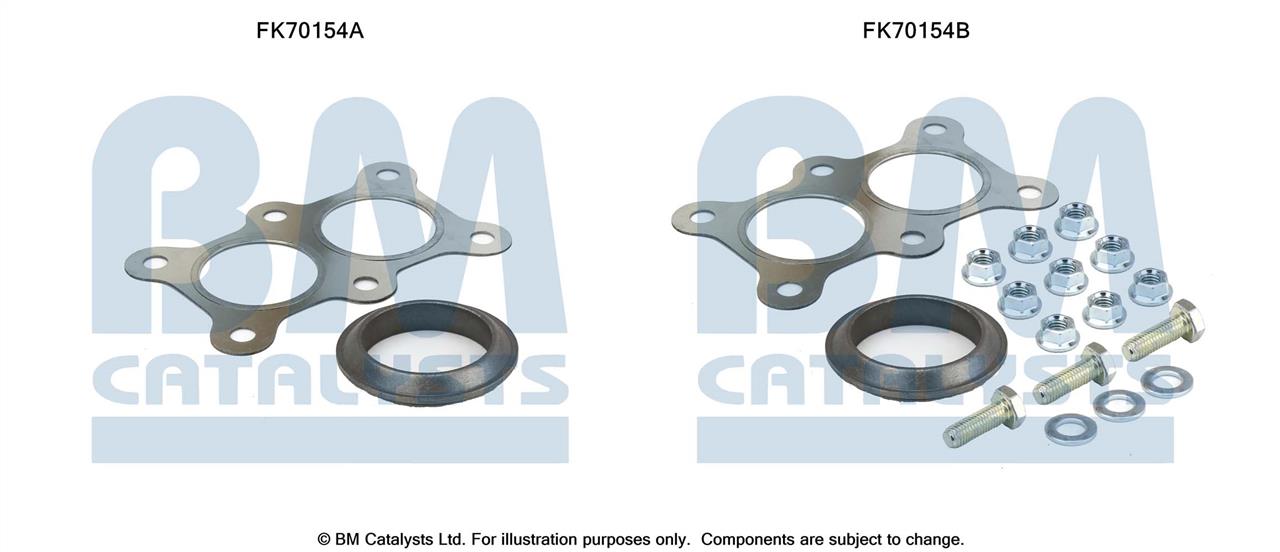 BM Catalysts FK70154 Mounting kit for exhaust system FK70154