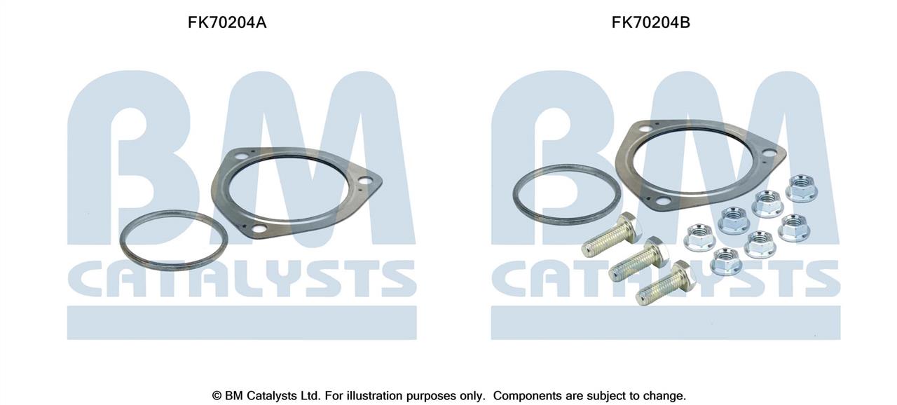 BM Catalysts FK70204 Mounting kit for exhaust system FK70204