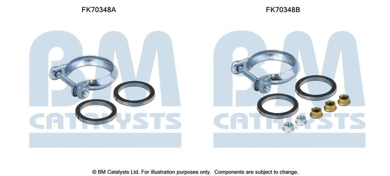 BM Catalysts FK70348 Mounting kit for exhaust system FK70348