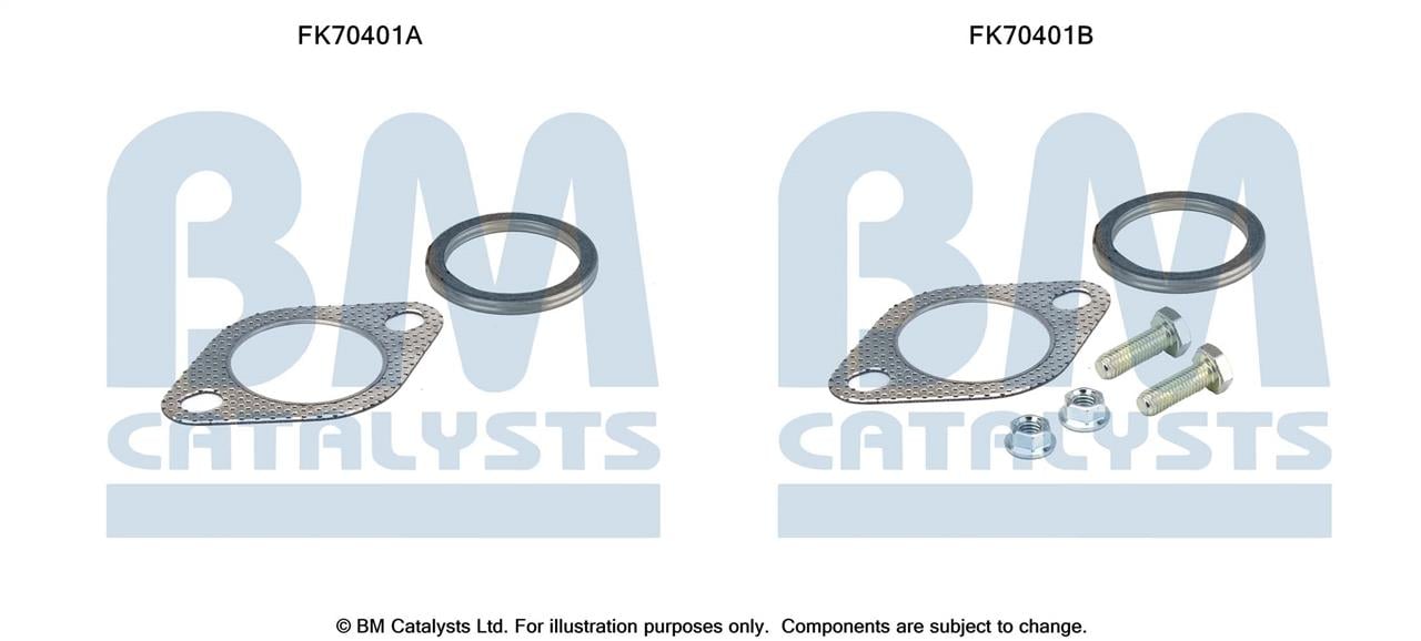 BM Catalysts FK70401 Mounting kit for exhaust system FK70401