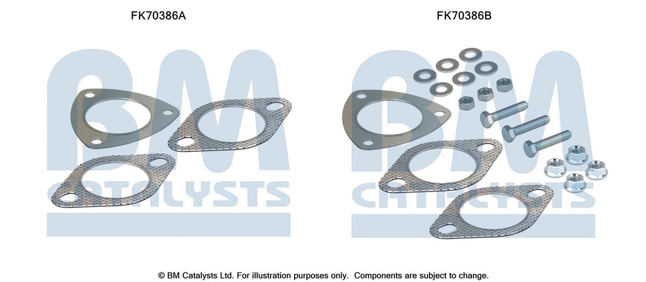 BM Catalysts FK70386 Mounting kit for exhaust system FK70386