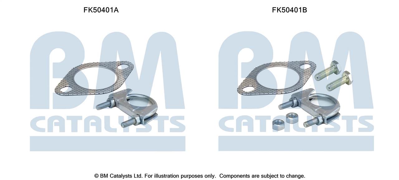 BM Catalysts FK50401 Mounting kit for exhaust system FK50401