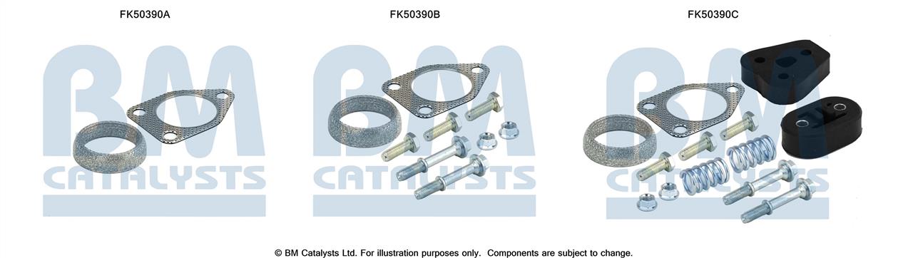 BM Catalysts FK50390 Mounting kit for exhaust system FK50390