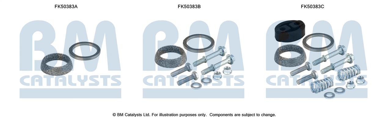 BM Catalysts FK50383 Mounting kit for exhaust system FK50383