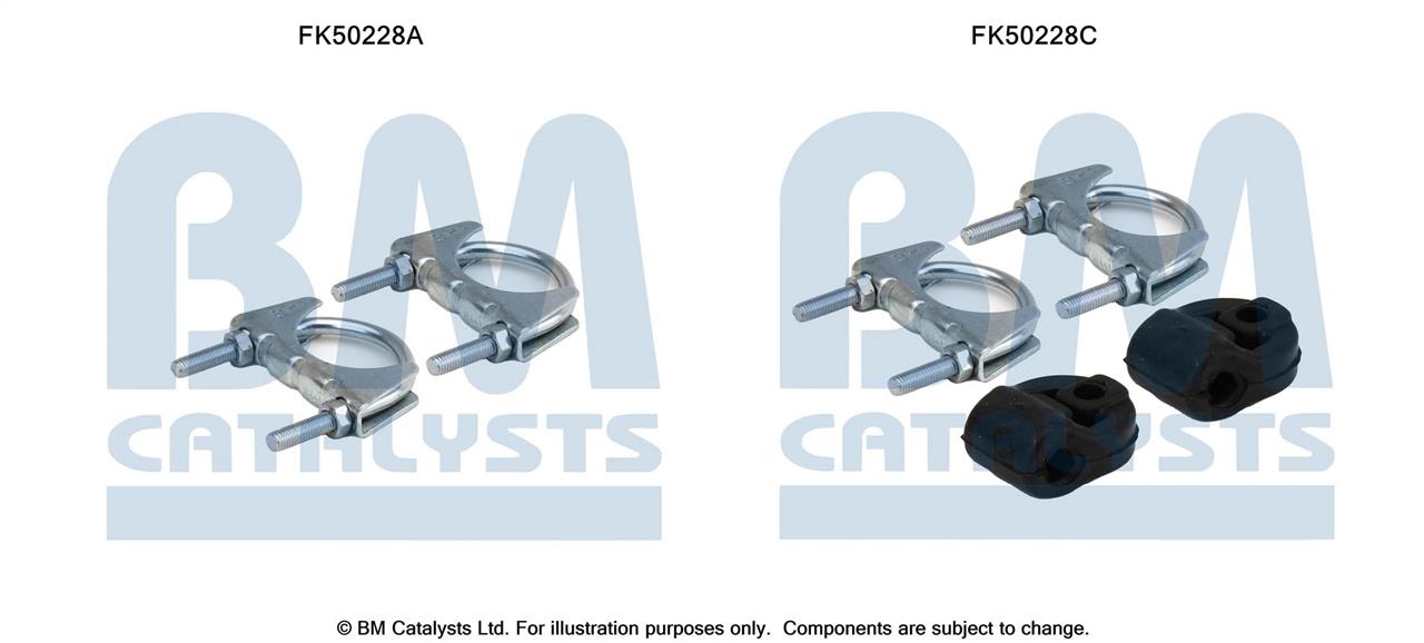 BM Catalysts FK50228 Mounting kit for exhaust system FK50228