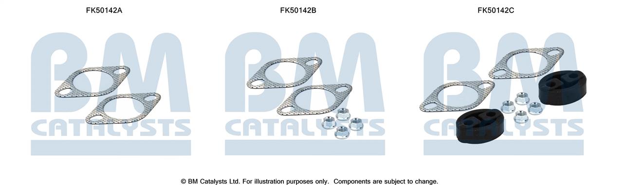 BM Catalysts FK50142 Mounting kit for exhaust system FK50142