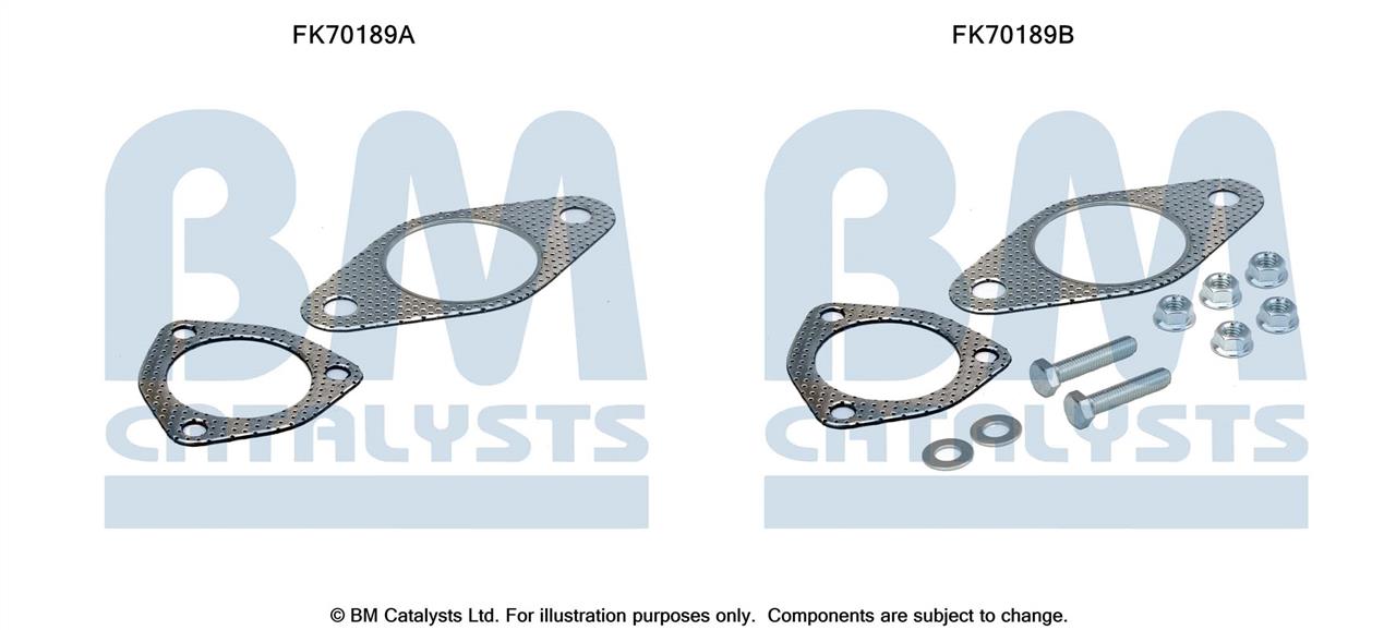 BM Catalysts FK70189 Mounting kit for exhaust system FK70189