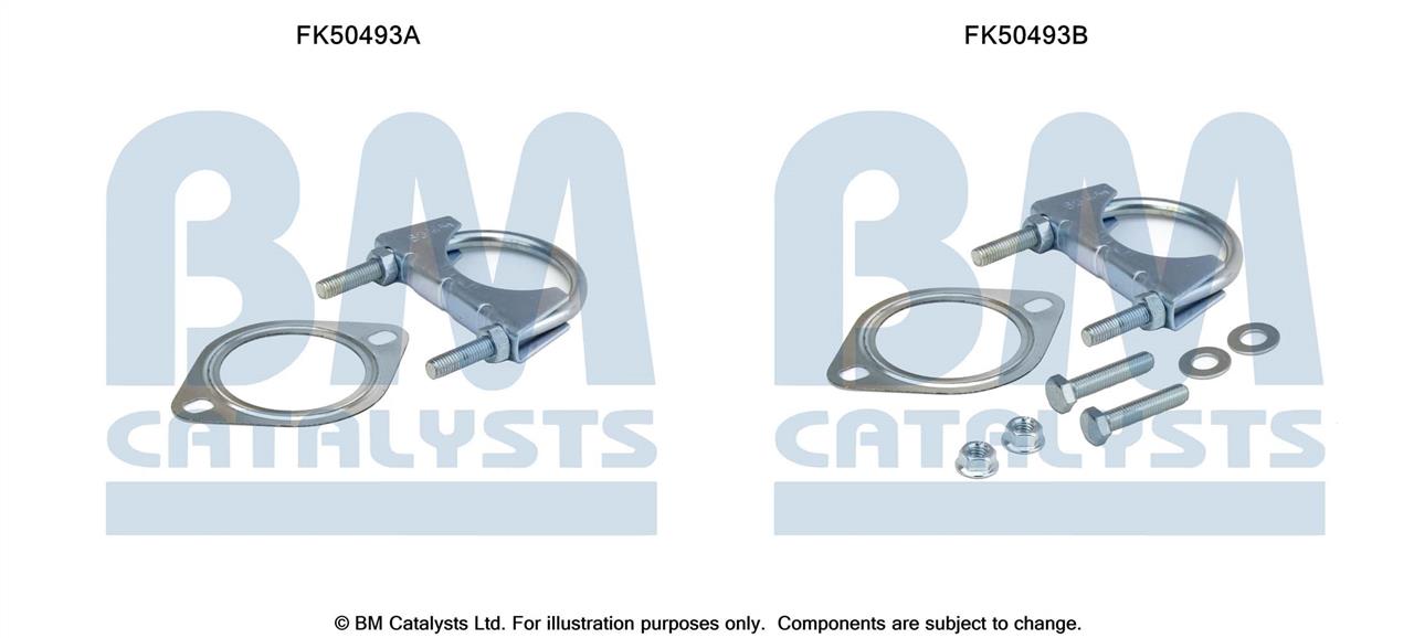 BM Catalysts FK50493 Mounting kit for exhaust system FK50493