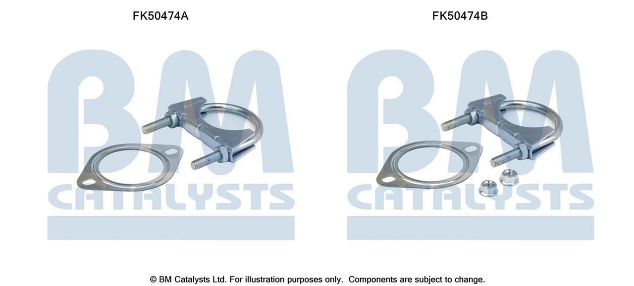 BM Catalysts FK50474 Mounting kit for exhaust system FK50474