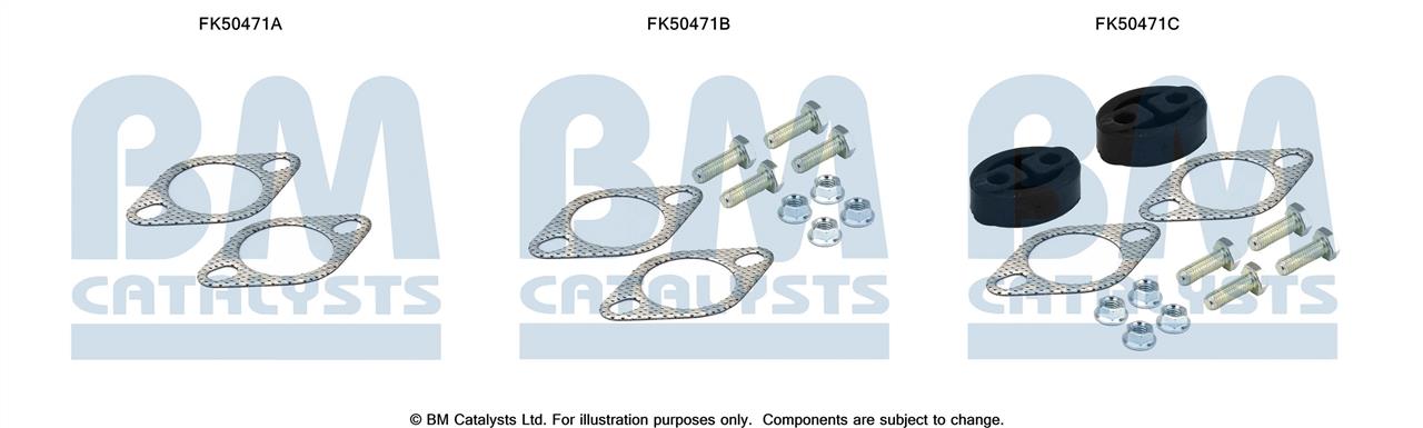 BM Catalysts FK50471 Mounting kit for exhaust system FK50471