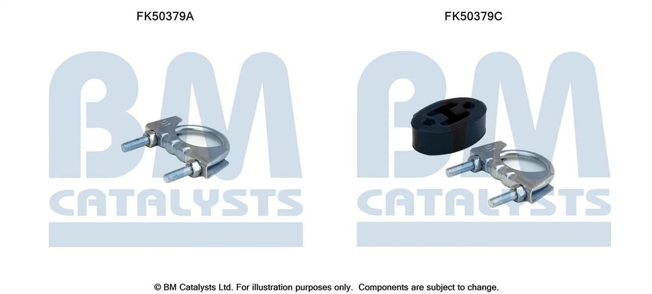 BM Catalysts FK50379 Mounting kit for exhaust system FK50379