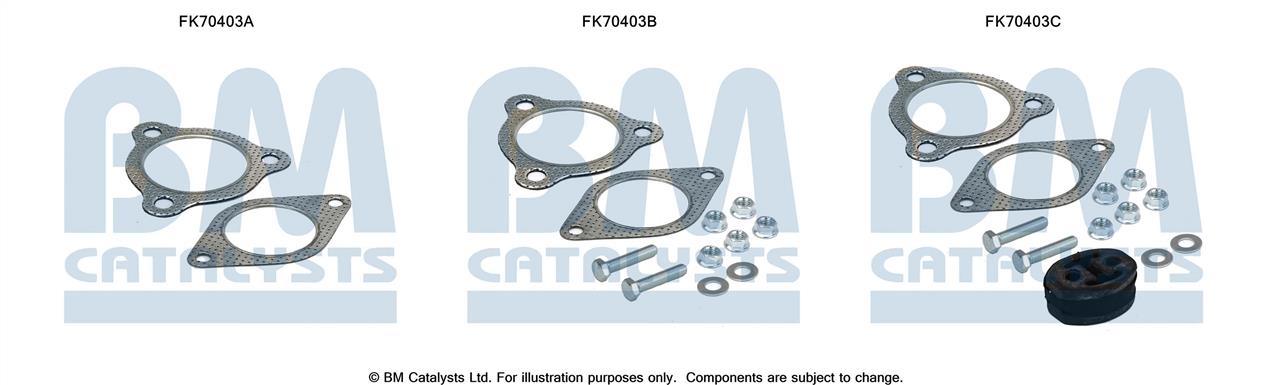 BM Catalysts FK70403 Mounting kit for exhaust system FK70403