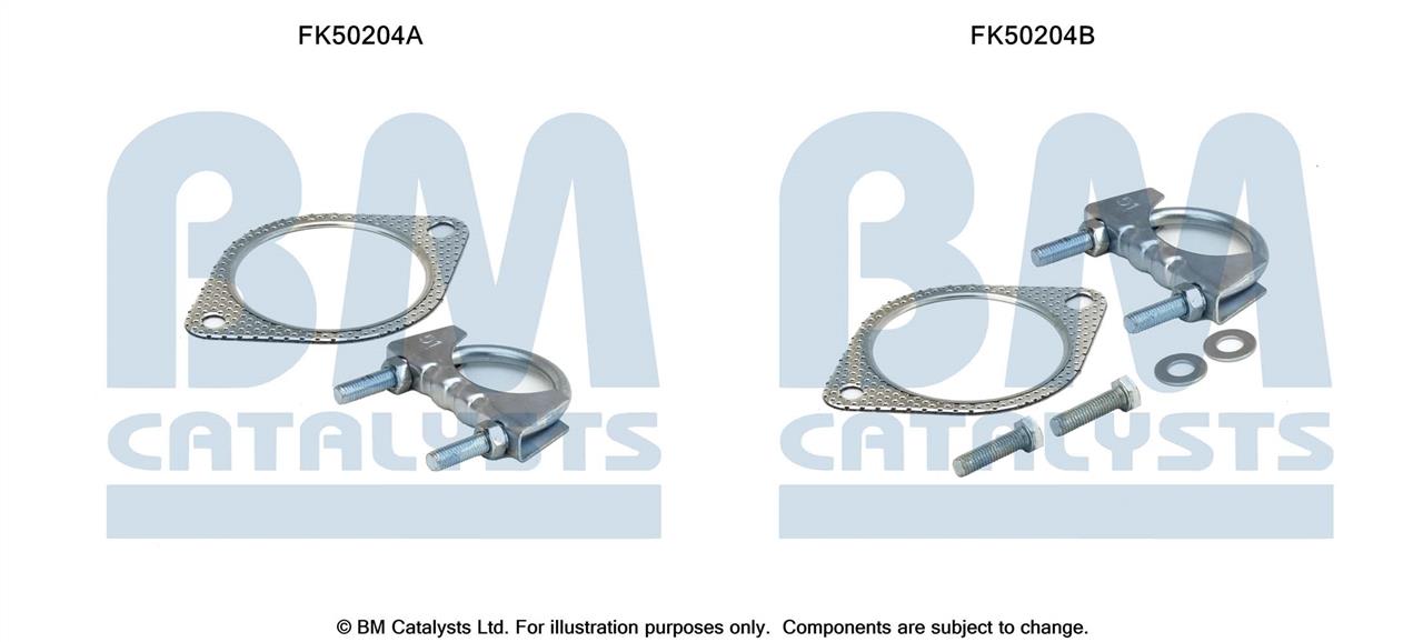 BM Catalysts FK50204 Mounting kit for exhaust system FK50204