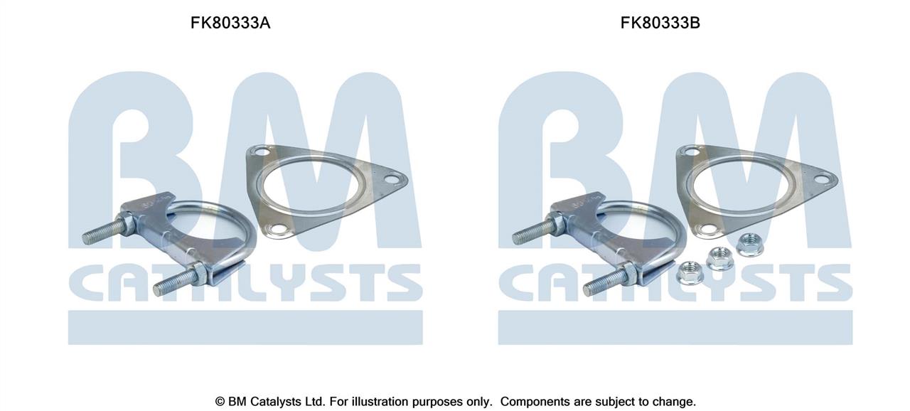 BM Catalysts FK80333 Mounting Kit, catalytic converter FK80333