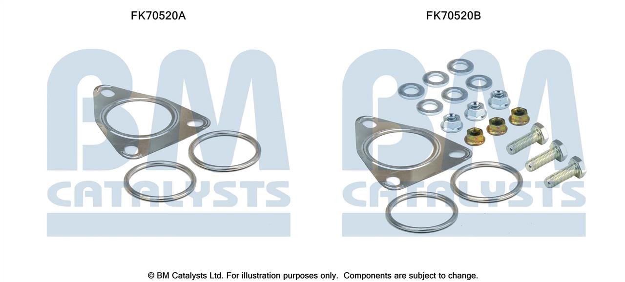 BM Catalysts FK70520 Mounting kit for exhaust system FK70520