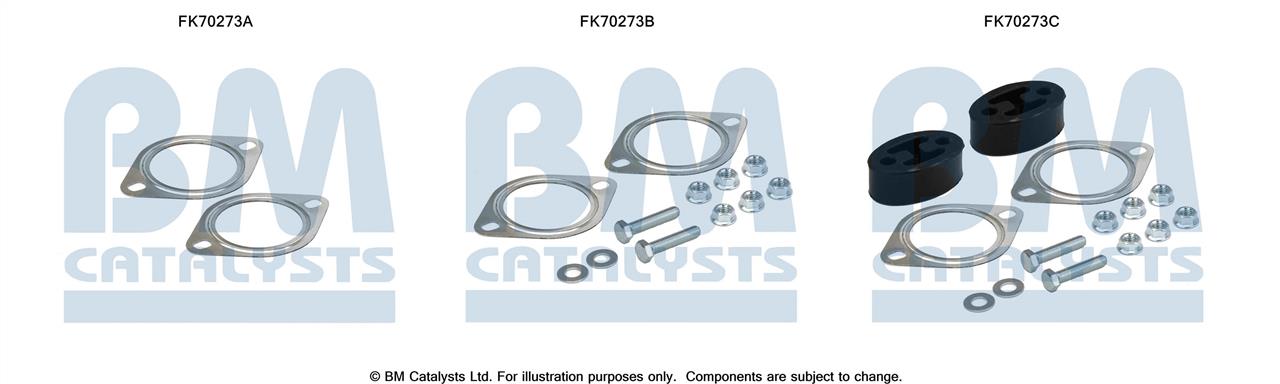 BM Catalysts FK70273 Mounting kit for exhaust system FK70273