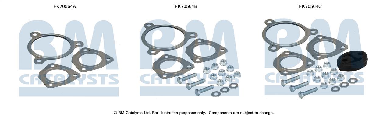 BM Catalysts FK70564 Mounting kit for exhaust system FK70564