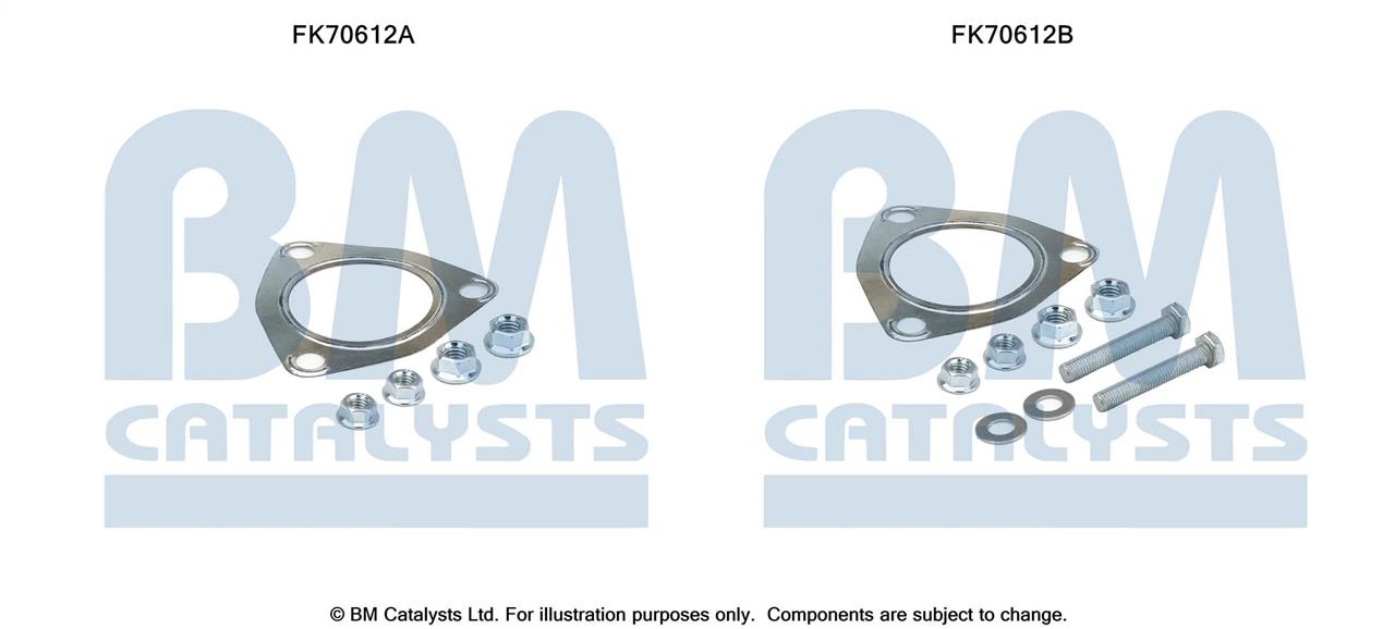 BM Catalysts FK70612 Mounting kit for exhaust system FK70612