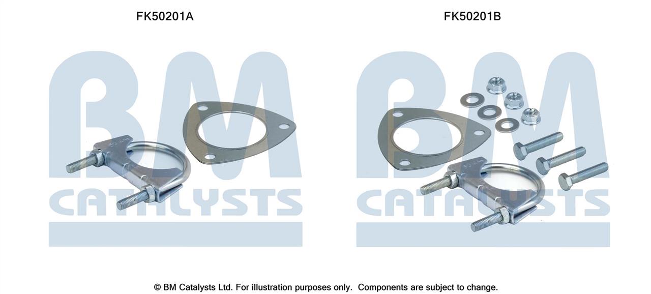 BM Catalysts FK50201 Mounting kit for exhaust system FK50201