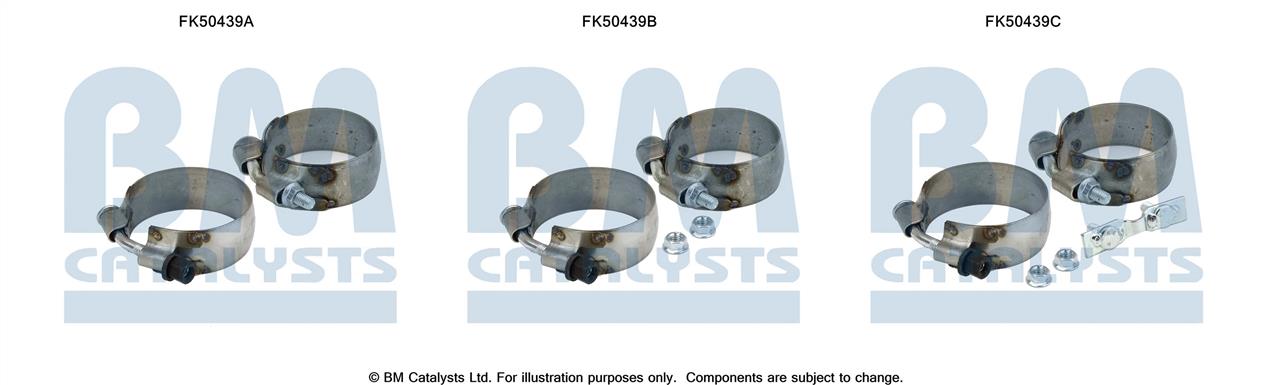 BM Catalysts FK50439 Mounting kit for exhaust system FK50439