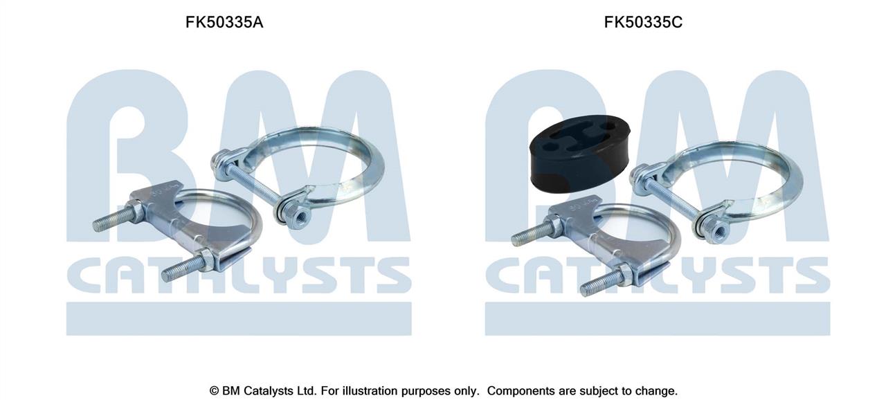 BM Catalysts FK50335 Mounting kit for exhaust system FK50335