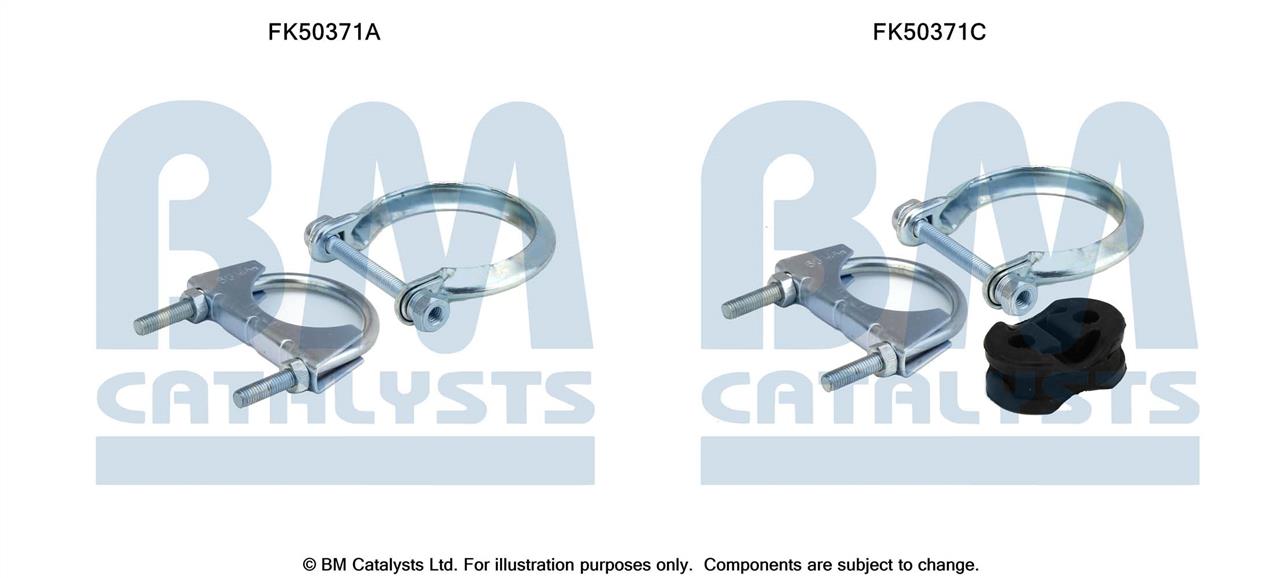 BM Catalysts FK50371 Mounting kit for exhaust system FK50371