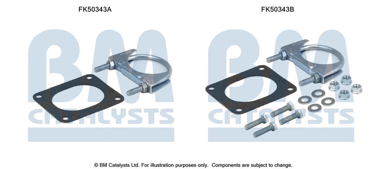 BM Catalysts FK50343 Mounting kit for exhaust system FK50343
