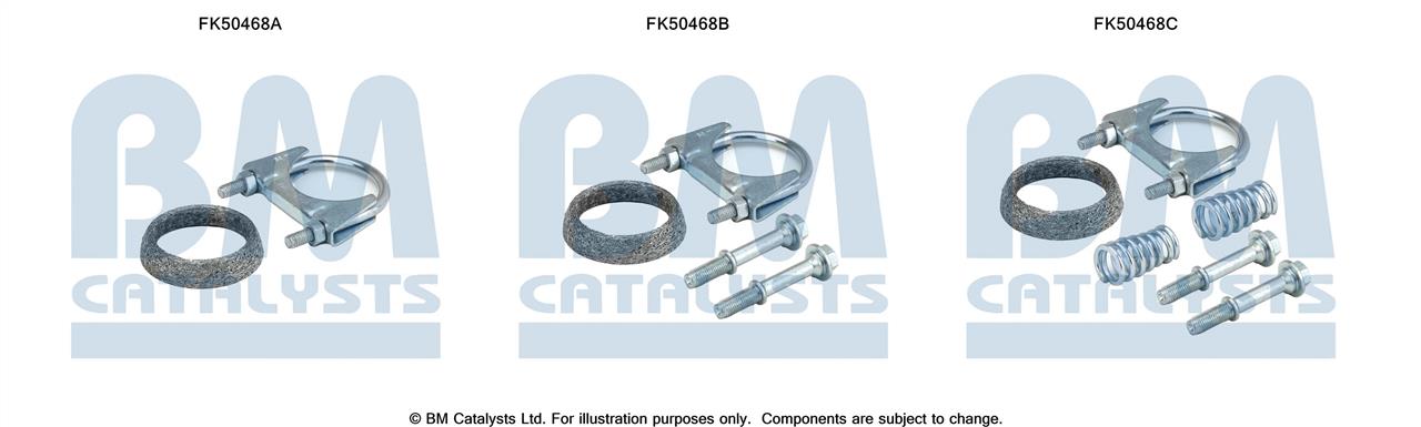 BM Catalysts FK50468 Mounting kit for exhaust system FK50468